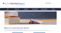 Desktop Screenshot of canadaeducationnetwork.com
